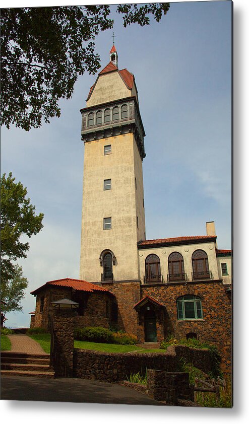 Tower Metal Print featuring the photograph Heublein Tower by Karol Livote