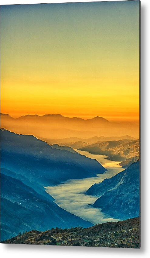 Adventure Metal Print featuring the photograph Himalaya in the morning light by U Schade