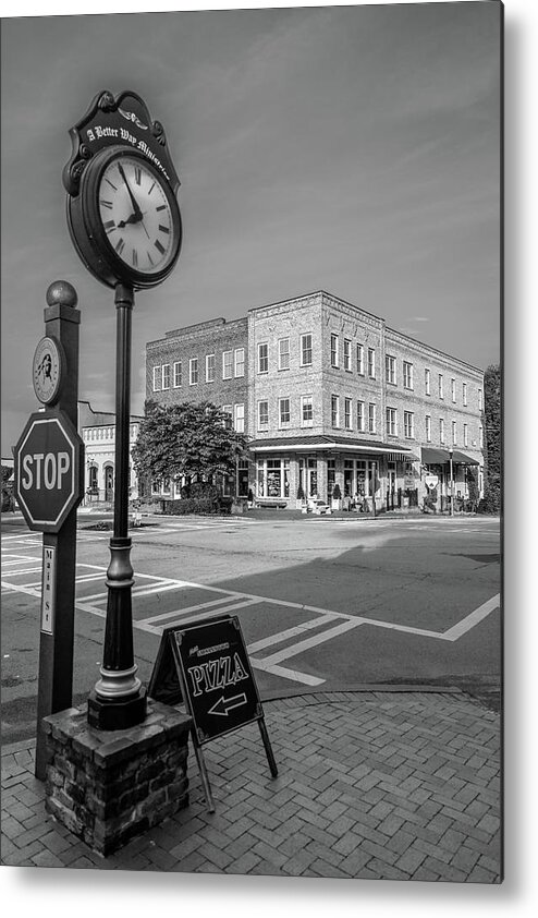 Photography Metal Print featuring the photograph Historic Small Town In South Where by Panoramic Images