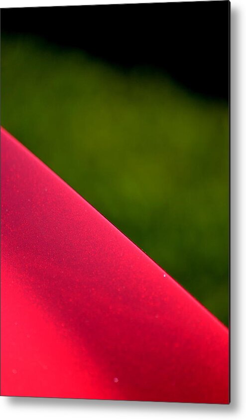 Red Hotrod Metal Print featuring the photograph Hr158 by Dean Ferreira