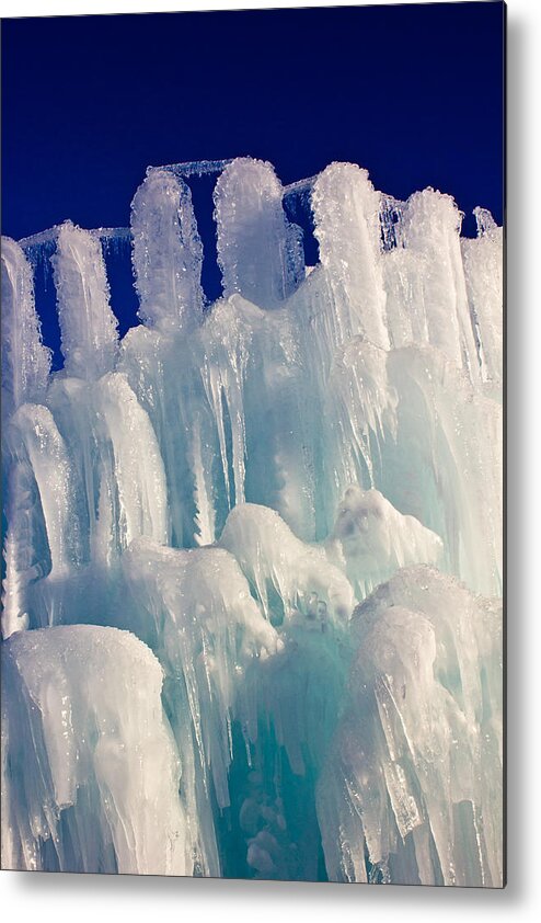 2013 Metal Print featuring the photograph Ice Abstract 1 by Christie Kowalski