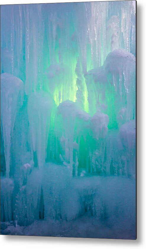  Metal Print featuring the photograph Ice Glow by Christie Kowalski