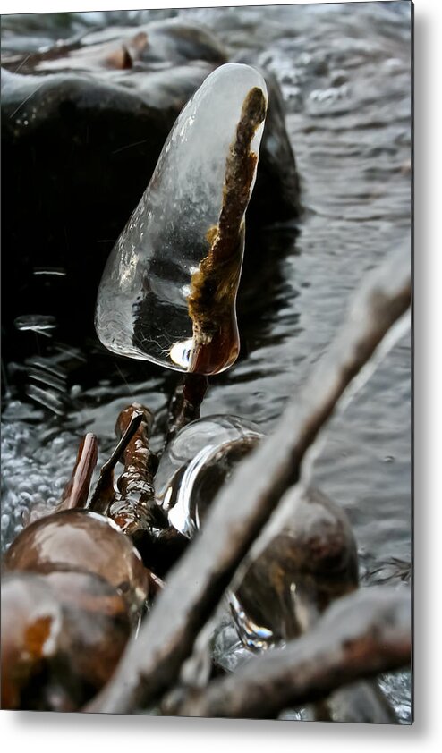 Ice Metal Print featuring the photograph ICE by Joel Loftus