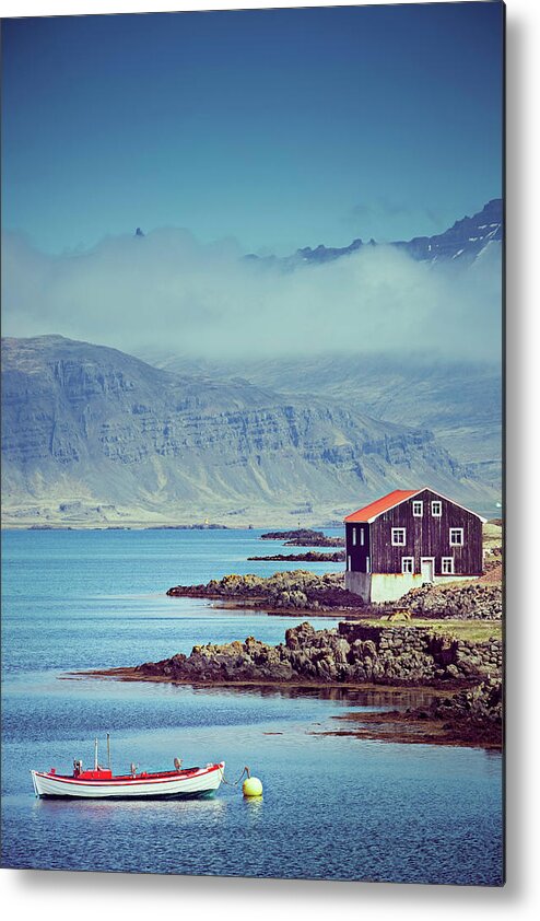 Water's Edge Metal Print featuring the photograph Iceland by Xavierarnau