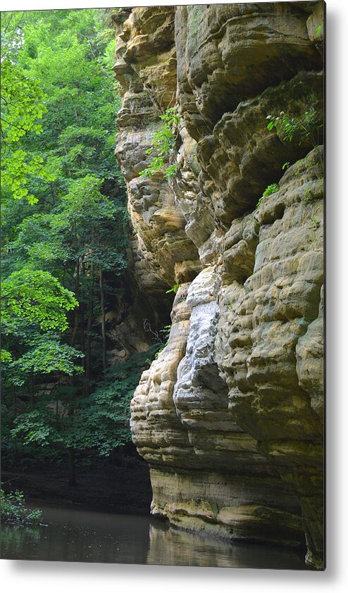 Starved Rock Metal Print featuring the photograph Illinois Canyon Starved Rock by Forest Floor Photography
