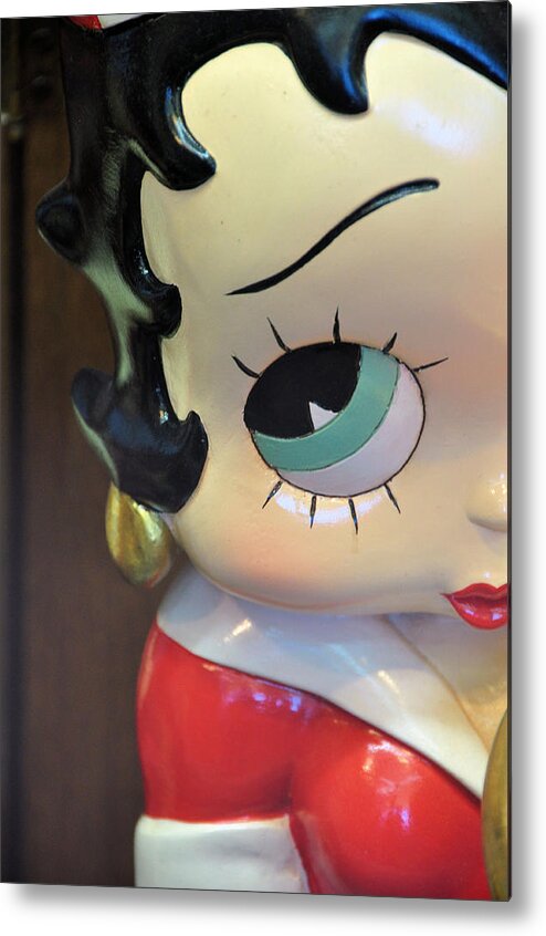 Toys Metal Print featuring the photograph I'm Keeping My Eye On You by Jan Amiss Photography