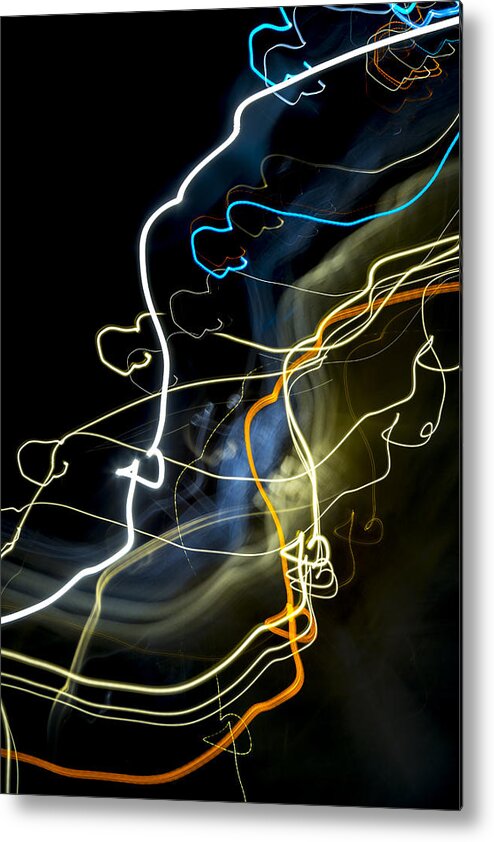 Abstract Metal Print featuring the photograph Insider by Lee Harland