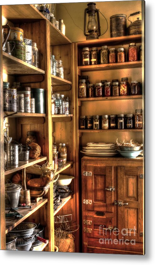 Pantry Metal Print featuring the photograph Into The Pantry by Steven Parker