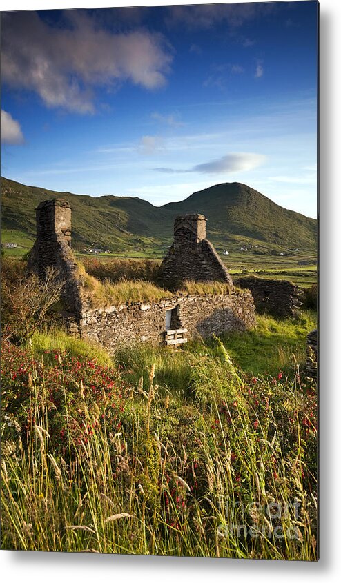 Ireland Metal Print featuring the photograph Irish Cottage by David Lichtneker