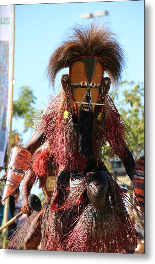 Warrior Metal Print featuring the photograph Island Warrior by Debbie Cundy