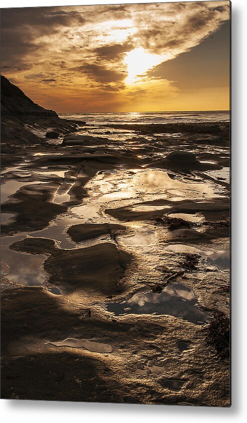 Photography Metal Print featuring the photograph La Jolla Sunset 3 by Lee Kirchhevel