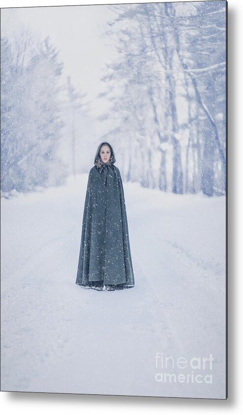 Kremsdorf Metal Print featuring the photograph Lady Of The Winter Forest by Evelina Kremsdorf