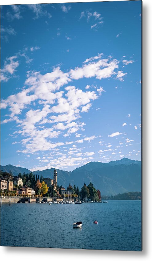 Scenics Metal Print featuring the photograph Lake Como Town, Italy by Cirano83