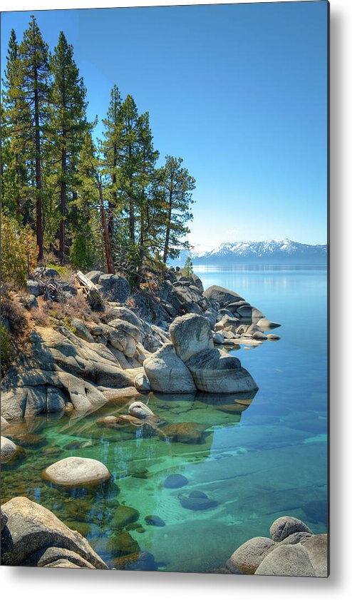 Scenics Metal Print featuring the photograph Lake Tahoe, The Rugged North Shore by Ed Freeman