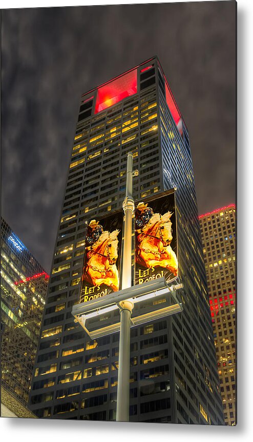 Downtown Metal Print featuring the photograph Let's Rodeo by Tim Stanley