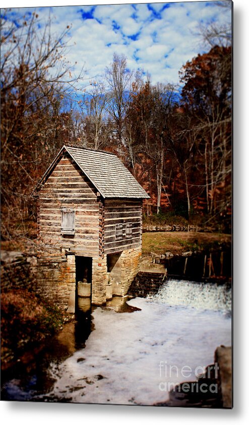 Levi Metal Print featuring the photograph Levi Jackson Park Water Mill by Stephanie Frey