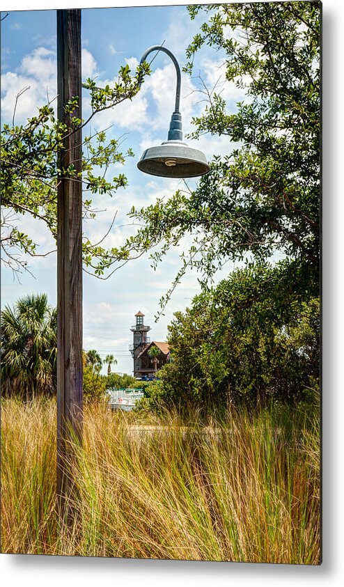 Cedar Key Metal Print featuring the photograph Light and the Lighthouse by John M Bailey