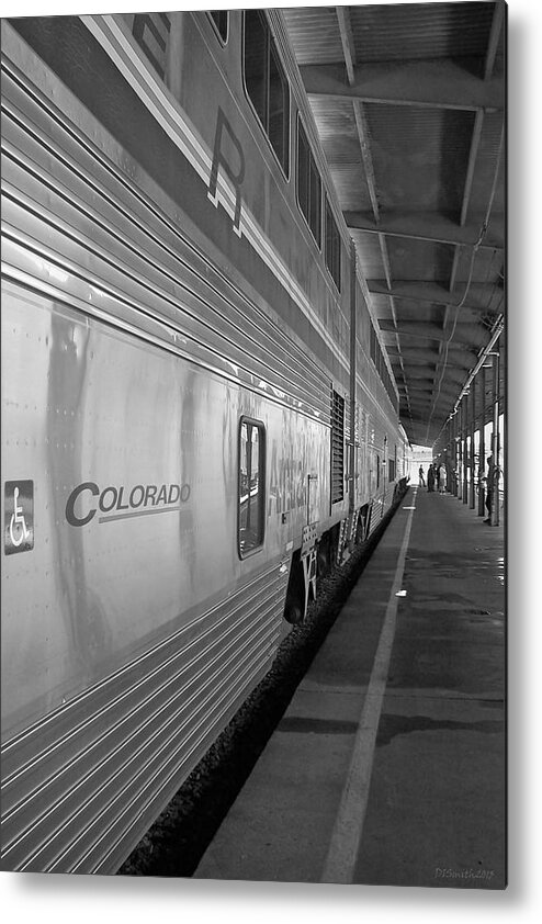 Train Metal Print featuring the photograph Limited Layover by Deborah Smith