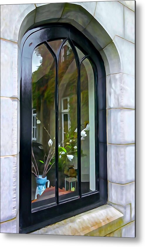 Window Metal Print featuring the photograph Looking In by Norma Brock