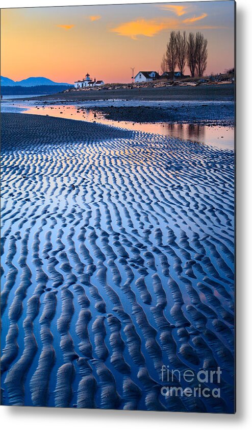 America Metal Print featuring the photograph Low Tide in Seattle by Inge Johnsson