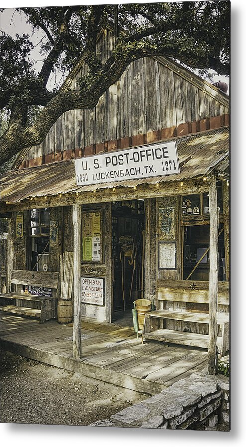 Luckenbach Metal Print featuring the photograph Luckenbach by Scott Norris