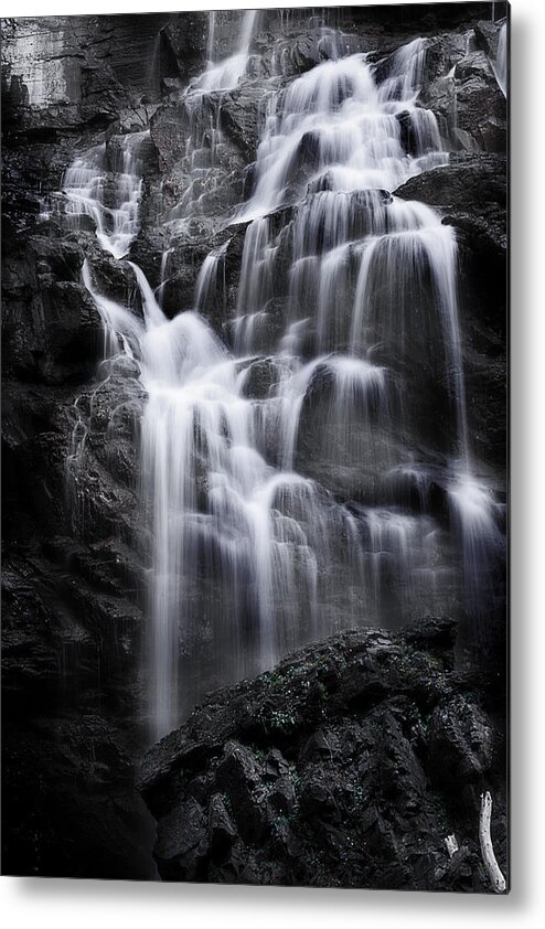 Waterfall Metal Print featuring the photograph Luminous Waters by Janie Johnson