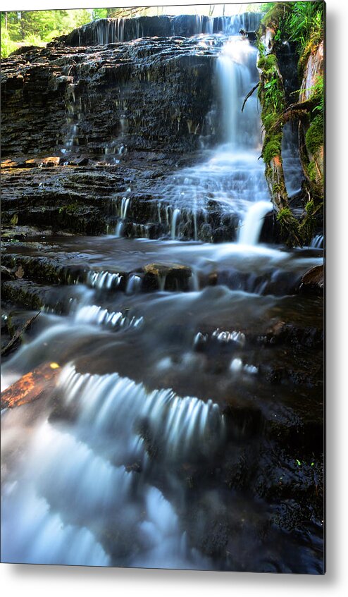 Waterfall Metal Print featuring the photograph Lwv60003 by Lee Winter