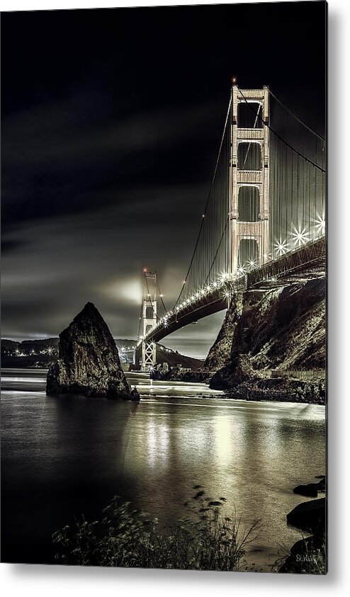 Golden Gate Bridge Metal Print featuring the photograph Majestic by Don Hoekwater Photography