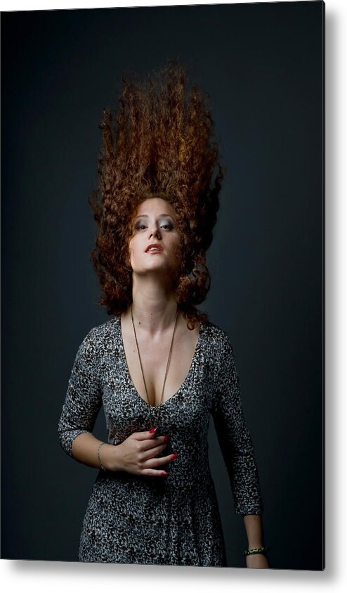Ginger Hair Metal Print featuring the photograph Margo by Yulia Evseeva