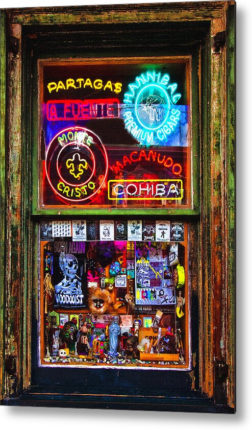 Marie Leveau Metal Print featuring the photograph Marie Laveau House of Voodoo by Diana Powell