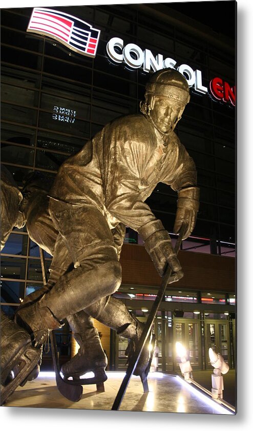 Mario Lemieux Metal Print featuring the photograph Mario Lemieux by Sandy Fraser