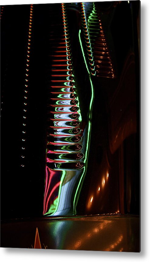 Reflections Metal Print featuring the photograph Marquee Reflection by John Babis