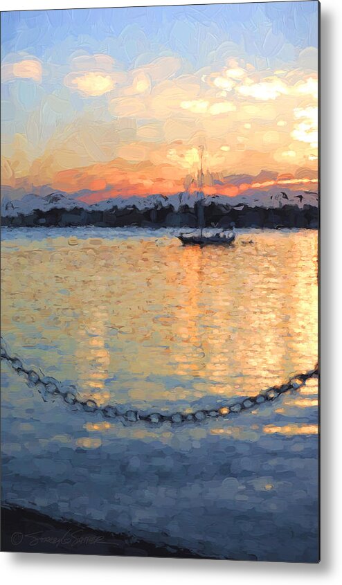Matanzas Metal Print featuring the photograph Matanzas summer sunrise by Stacey Sather