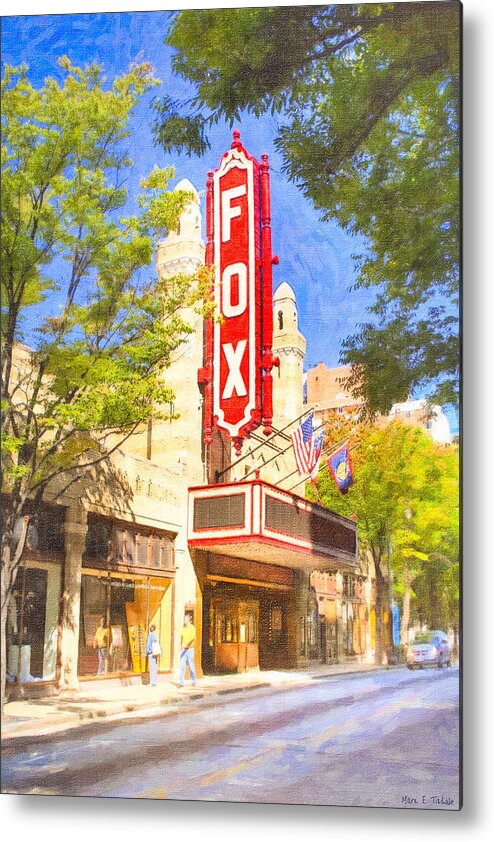 Atlanta Metal Print featuring the photograph Memories of the Fox Theatre by Mark E Tisdale