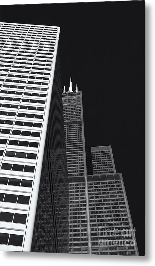 Chicago Architecture Metal Print featuring the photograph Midwest Monolith by Dan Hefle