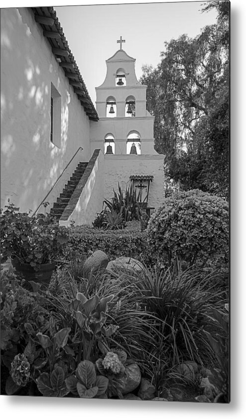 California Metal Print featuring the photograph Mission San Diego de Alcala II by Sonny Marcyan