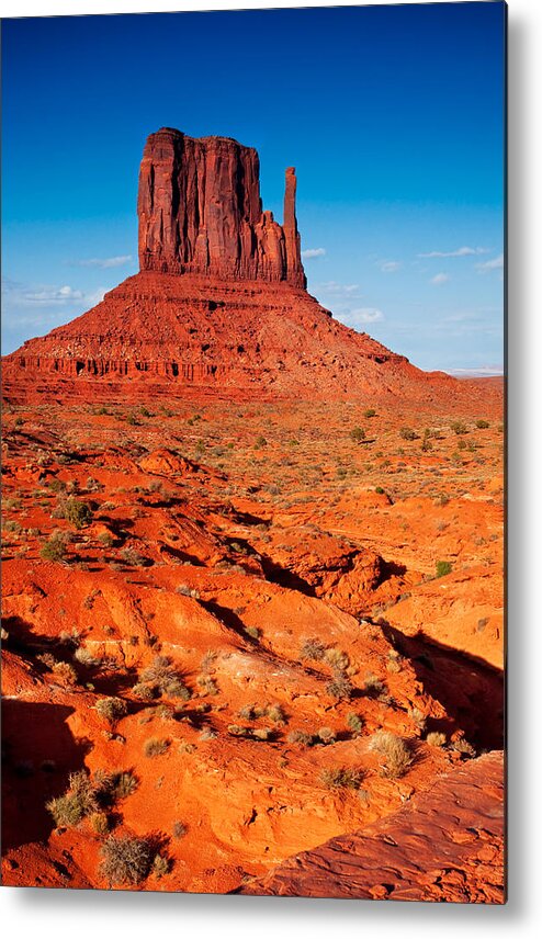 Arizona Metal Print featuring the photograph Mitten Butte by Darren Bradley