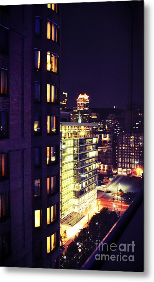 Montreal Metal Print featuring the photograph Montreal a la Sheraton by Carlee Ojeda