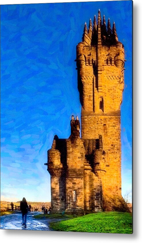 Stirling Metal Print featuring the photograph Monument To The Legendary WIlliam Wallace by Mark Tisdale