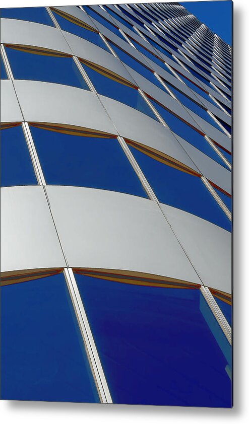 High Rise Metal Print featuring the photograph More Windows in the Sky by J Michael Nettik