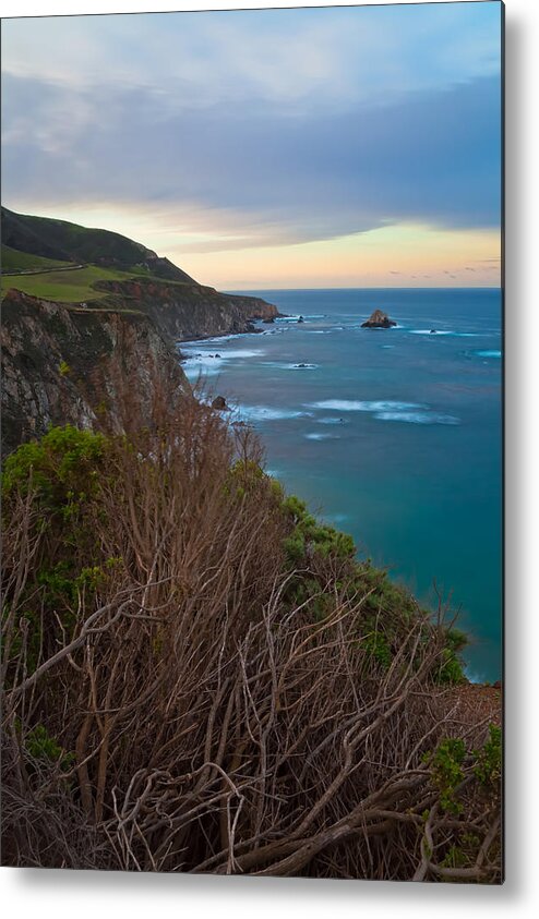 Landscape Metal Print featuring the photograph Morning In Big Sur by Jonathan Nguyen