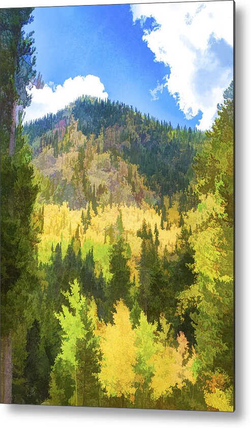 Fall Metal Print featuring the photograph Mountain Colors by Jerry Nettik