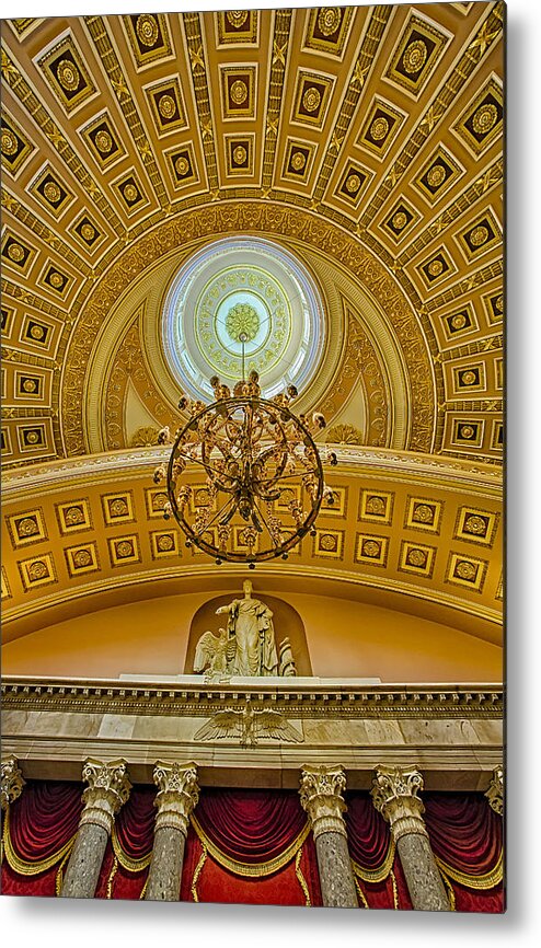 Architecture Metal Print featuring the photograph National Statuary Hall by Susan Candelario