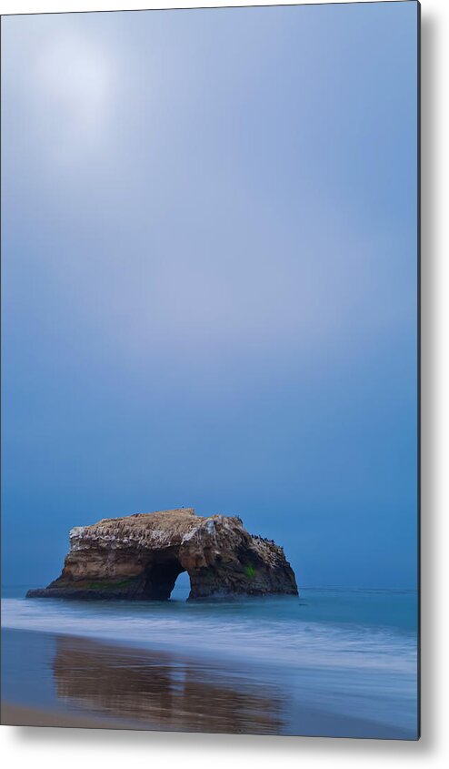Landscape Metal Print featuring the photograph Natural Bridge and Its Reflection by Jonathan Nguyen