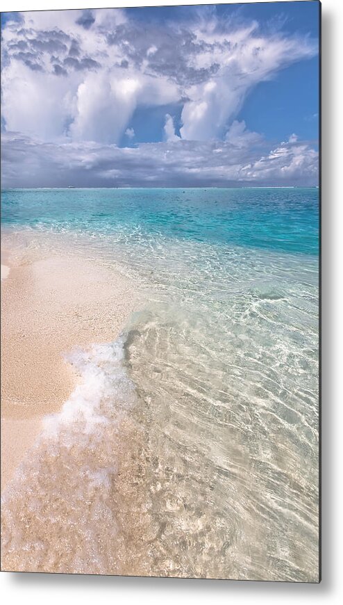 Nature Metal Print featuring the photograph Natural Wonder. Maldives by Jenny Rainbow