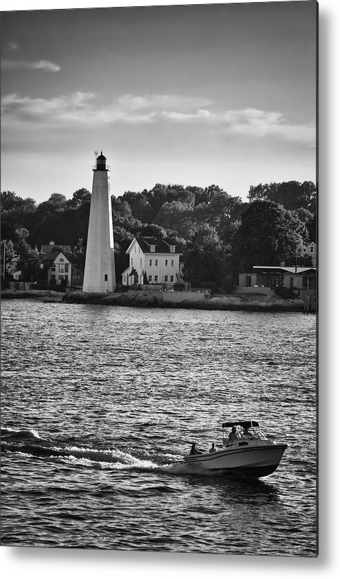 Lighthouses Metal Print featuring the photograph New London Harbor Light by Ben Shields