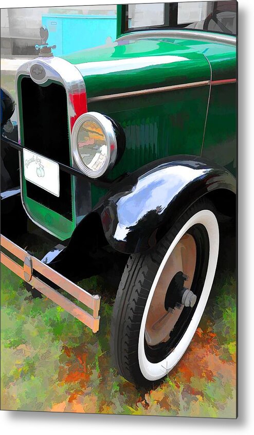 Vehicles Metal Print featuring the photograph New Tires by Jan Amiss Photography