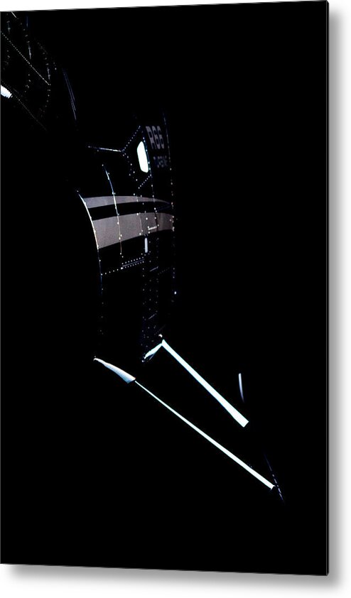 Robinson's R66 Turbine Helicopter Metal Print featuring the photograph Night 66 by Paul Job