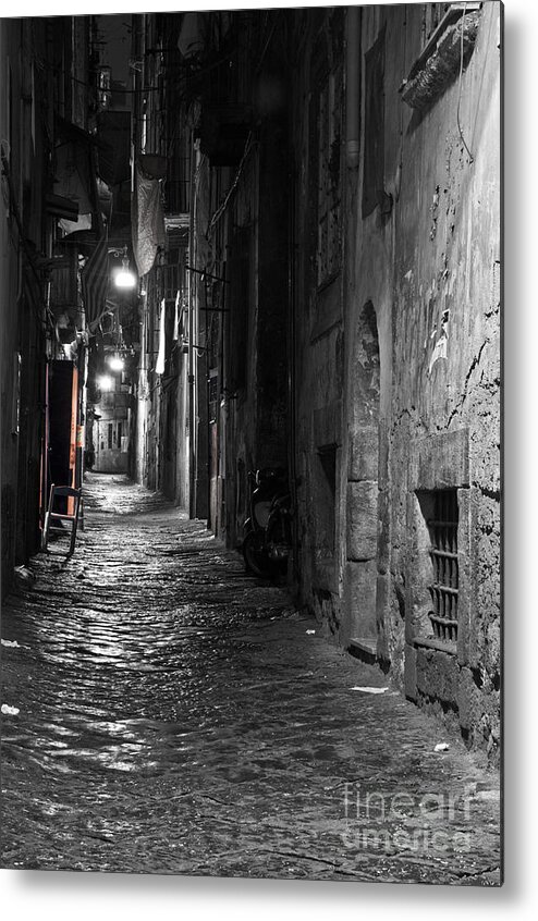Naples Metal Print featuring the photograph Night-time by Marion Galt