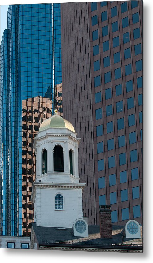 Boston Metal Print featuring the photograph North Meeting Place and Echange Place by Paul Mangold